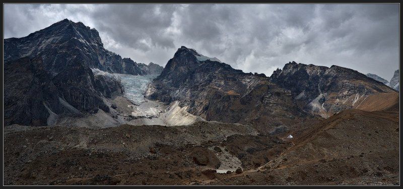 непал, горы, лобуче Пирамида фото превью