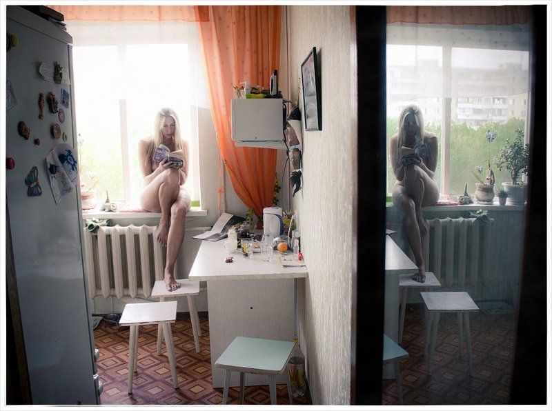 кухонька... любовь к отражениям фото превью