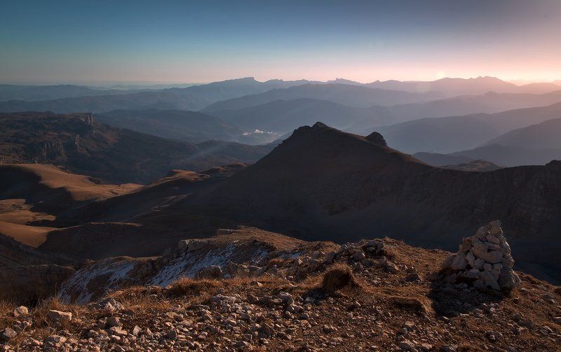 оштен, лаги, рассвет Первая высота фото превью