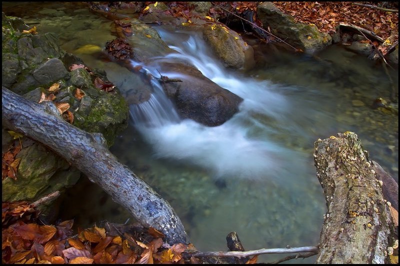 водопад, крым, осень Водопадные фото превью
