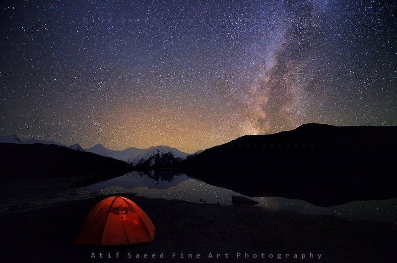 Rush Lake, Hopper, Gilgit, Pakistan.