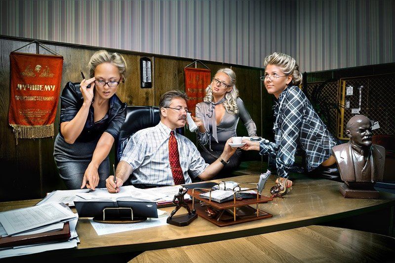 Заводские работнички:) фото превью