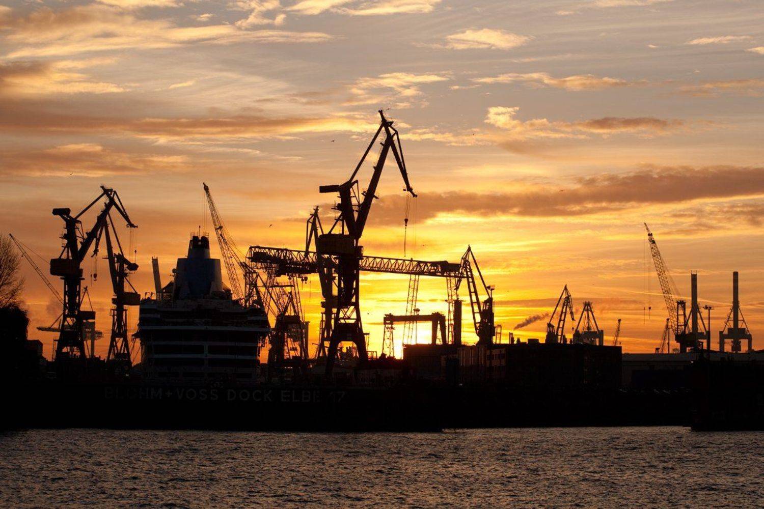 гамбург,порт,эльба, Игорь Дубровский