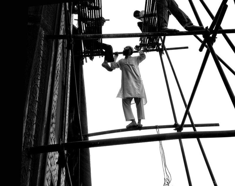 индия, путешествия, чб, дороги пути-дороги... фото превью