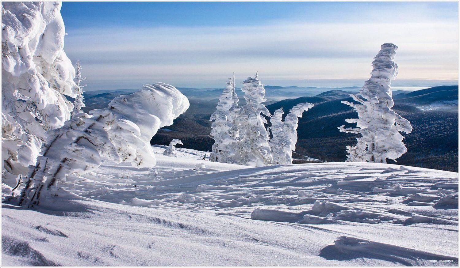 горы, шерегеш, горная шория, зима, сибирь, фрирайд, Иван Жданов