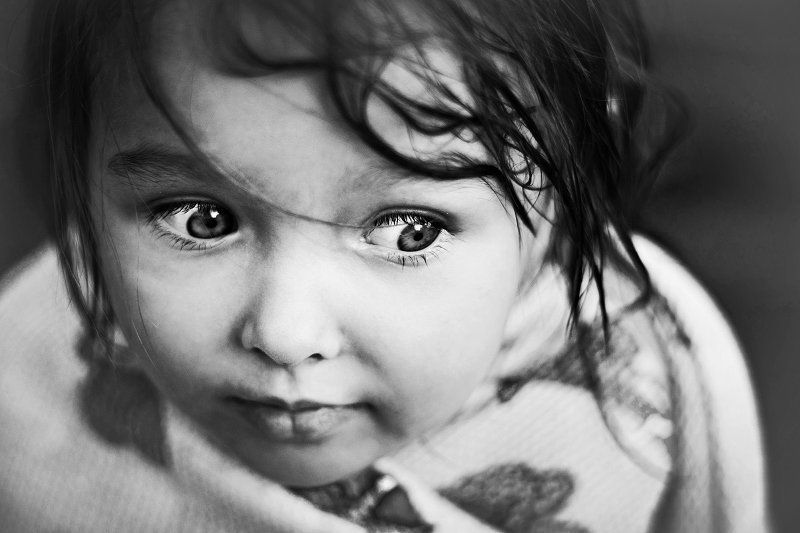people, portrait, child, children, bw photo, bw **** фото превью