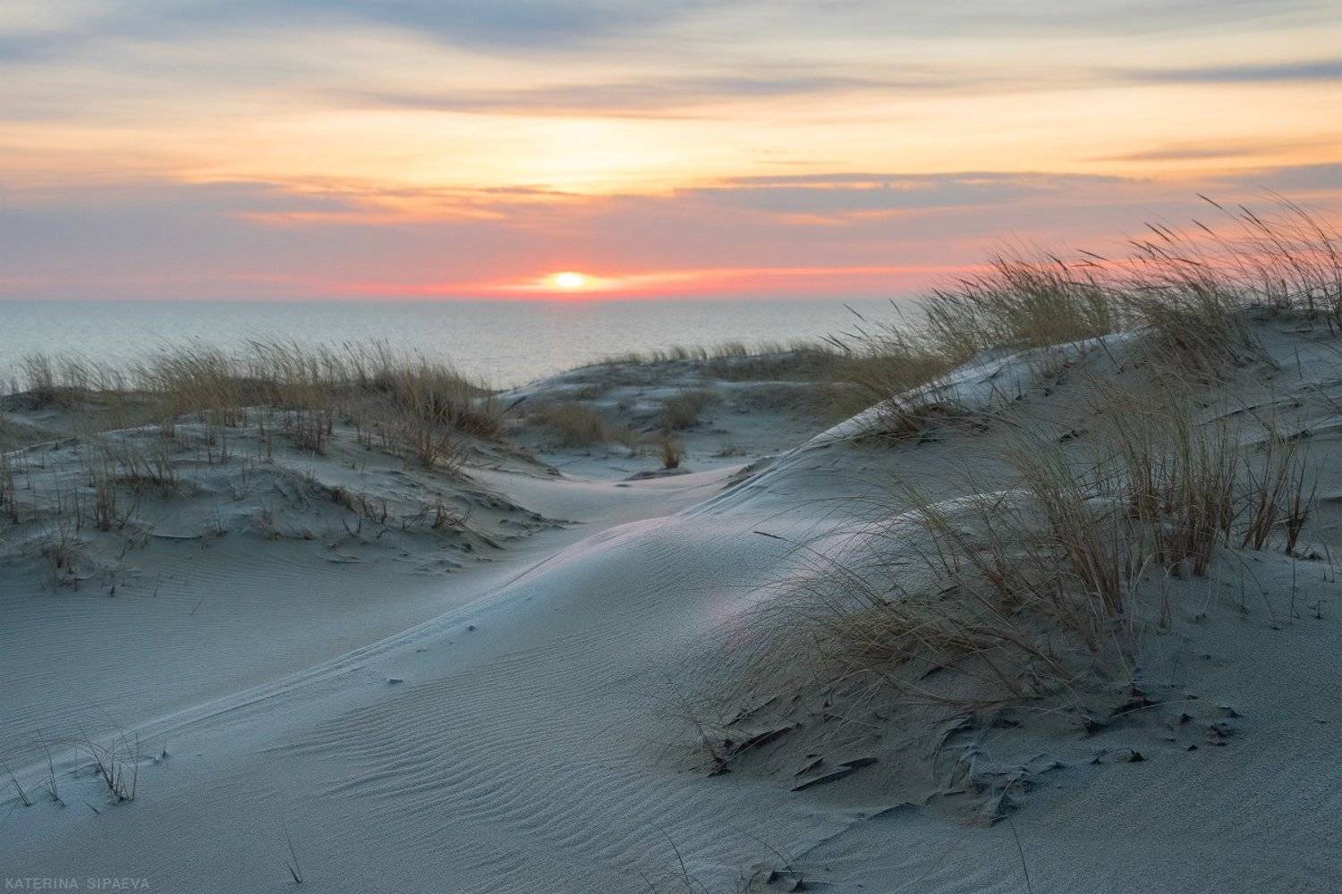 куршская коса, рассвет, пейзаж, природа, Сипаева Катерина