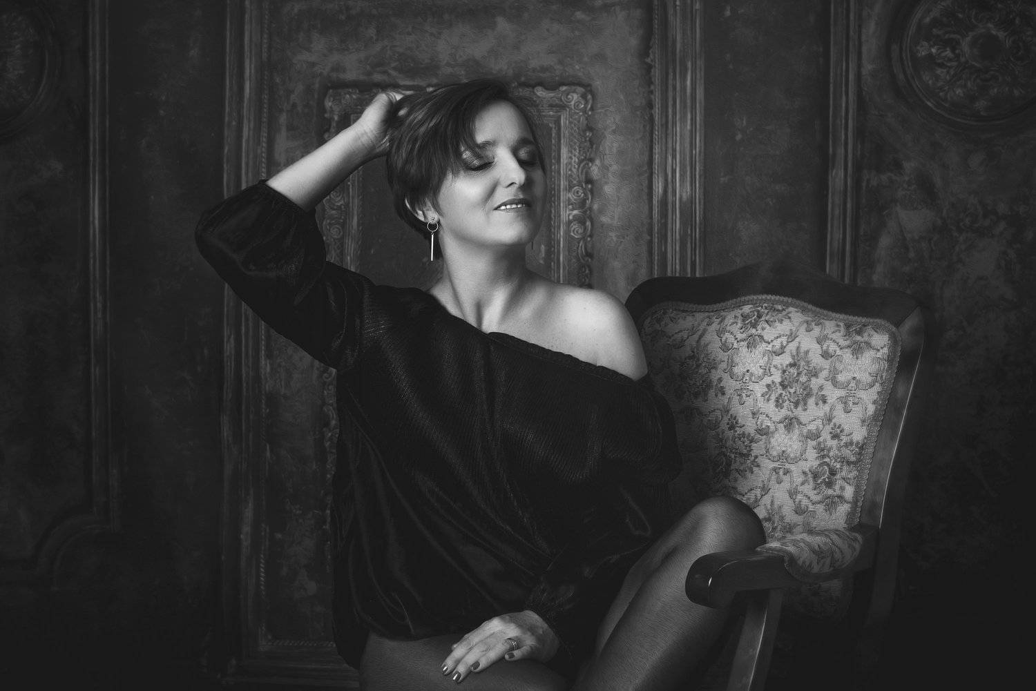 kobieta, portret, Anna Ścigaj