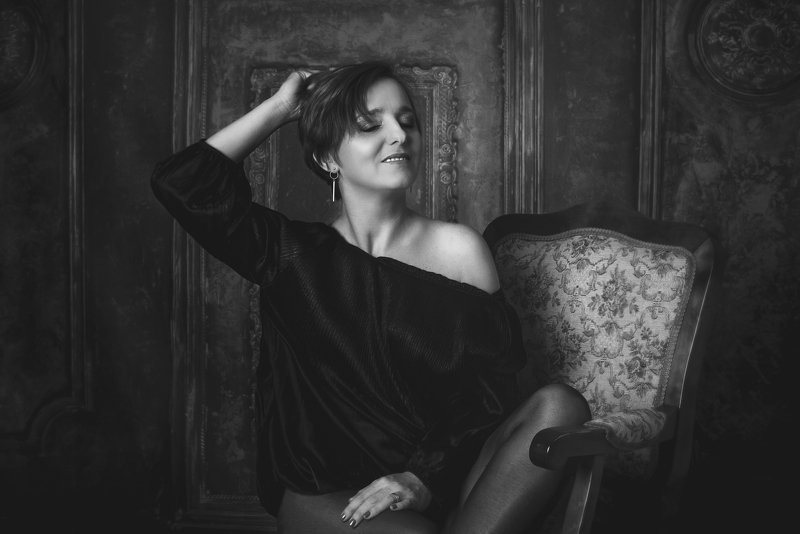 kobieta, portret  фото превью