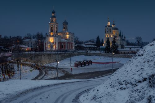 г. Серпухов перед рассветом