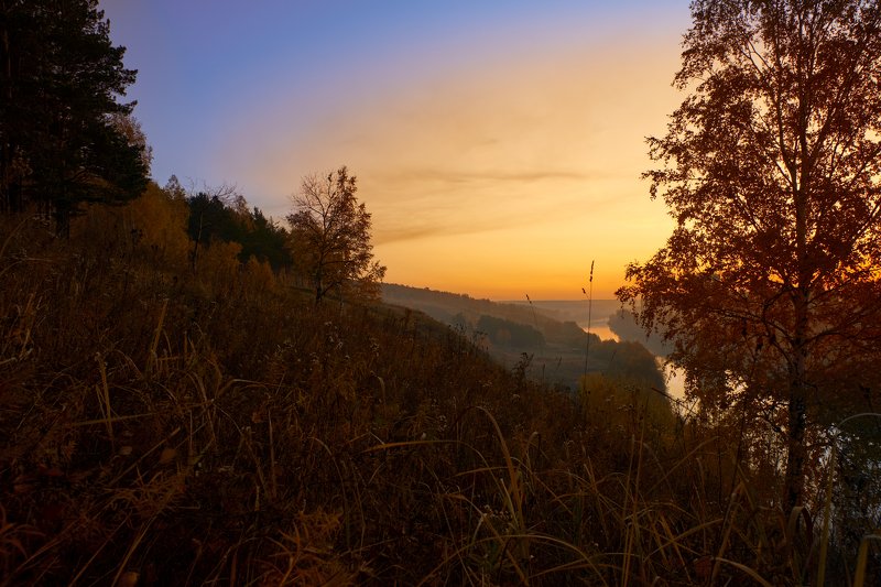 восход, осень meeting sunrise фото превью