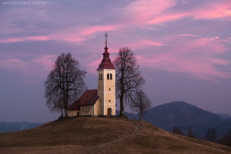 Sunset in Slovenia фото превью