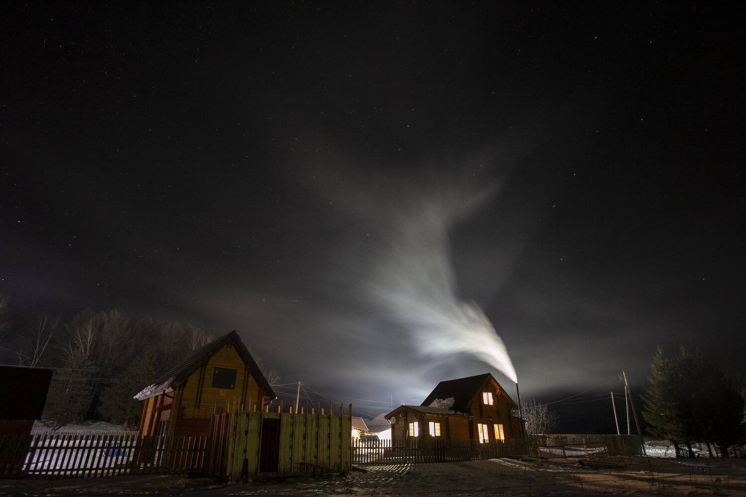 ночь природа звёзды , Бахтин Вячеслав