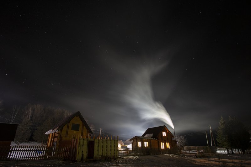 ночь природа звёзды  Это мысли наши в космос улетают.  фото превью