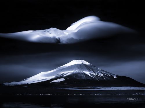 Cloud on the lake