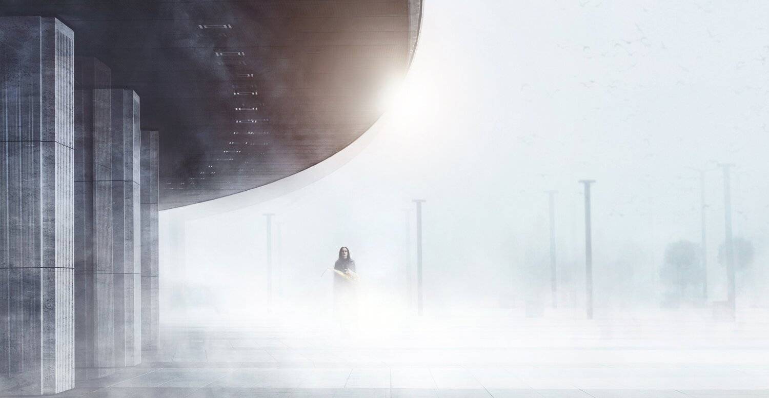 девушка,туман,саксофон, Мария Буданова