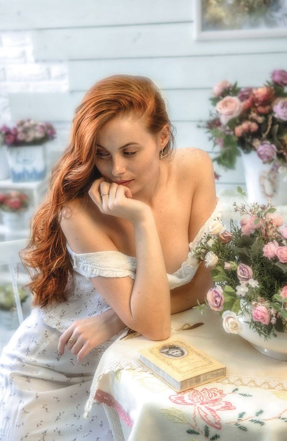 девушка прованс стихи рыжая портрет, Андрей Володин