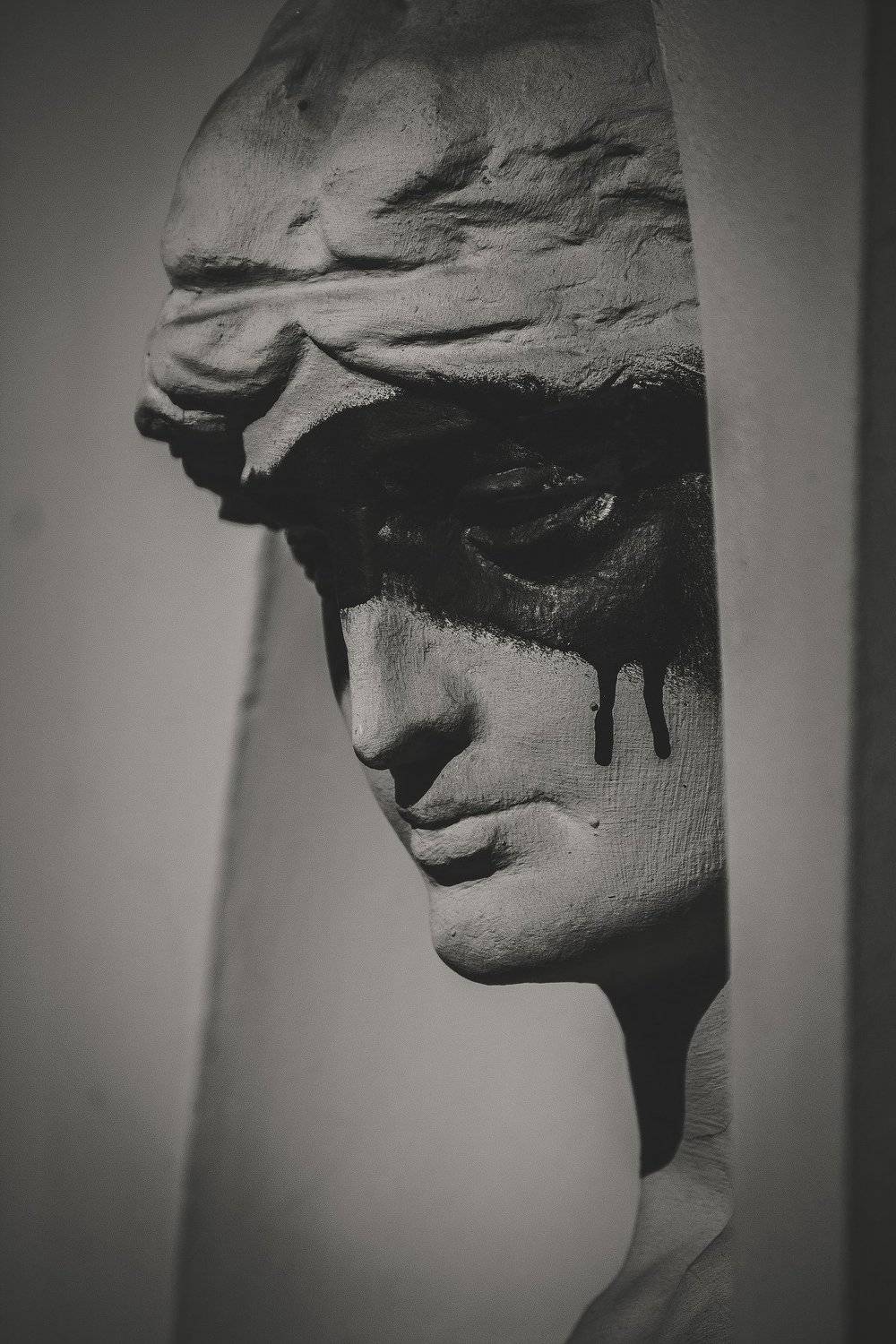 вандализм, женщина, жертва, маска, скульптура, скульптуры, Vladimir Kedrov