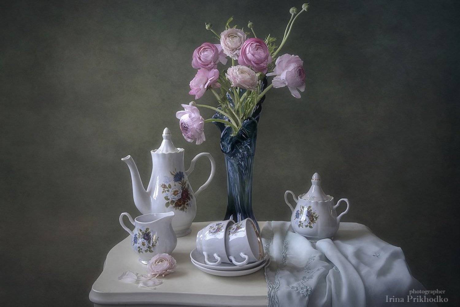 натюрморт, весна, цветы, лютики, букет, винтажный, ретро стиль, Ирина Приходько