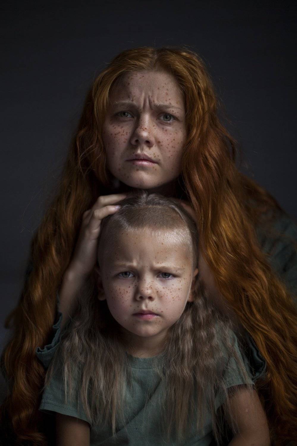 веснушки,мама и сын,рыжие волосы,, Виталий Гуляев