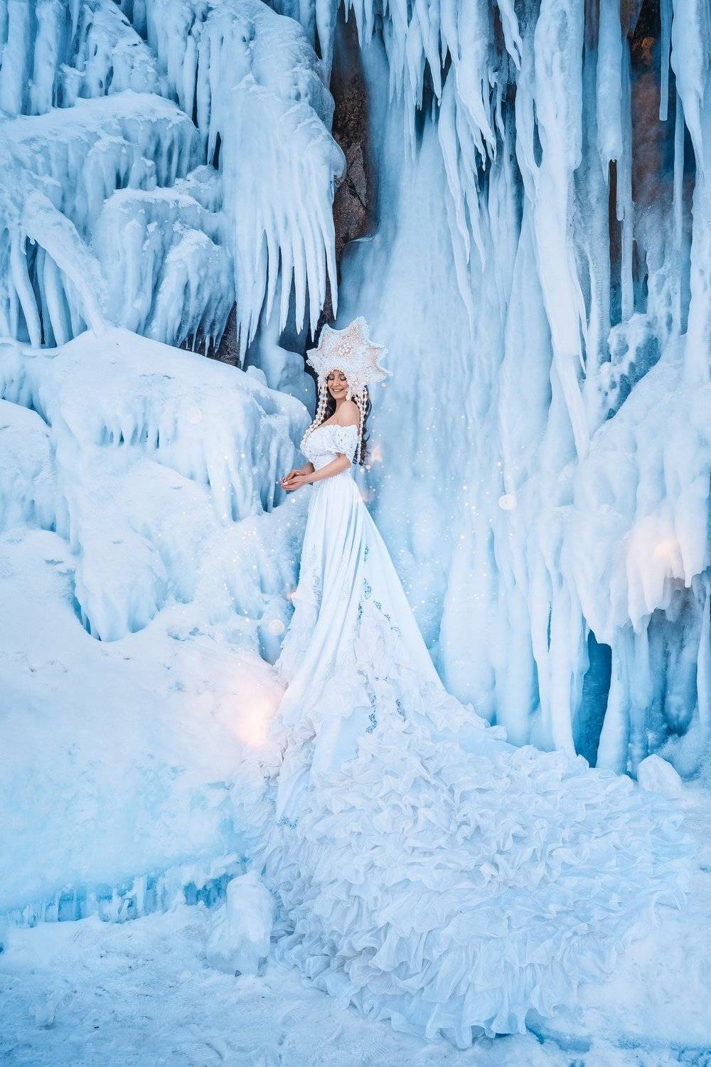 портрет, арт, снежная королева, женский портрет, зима, байкал, Катя Lovaphotos Орлова