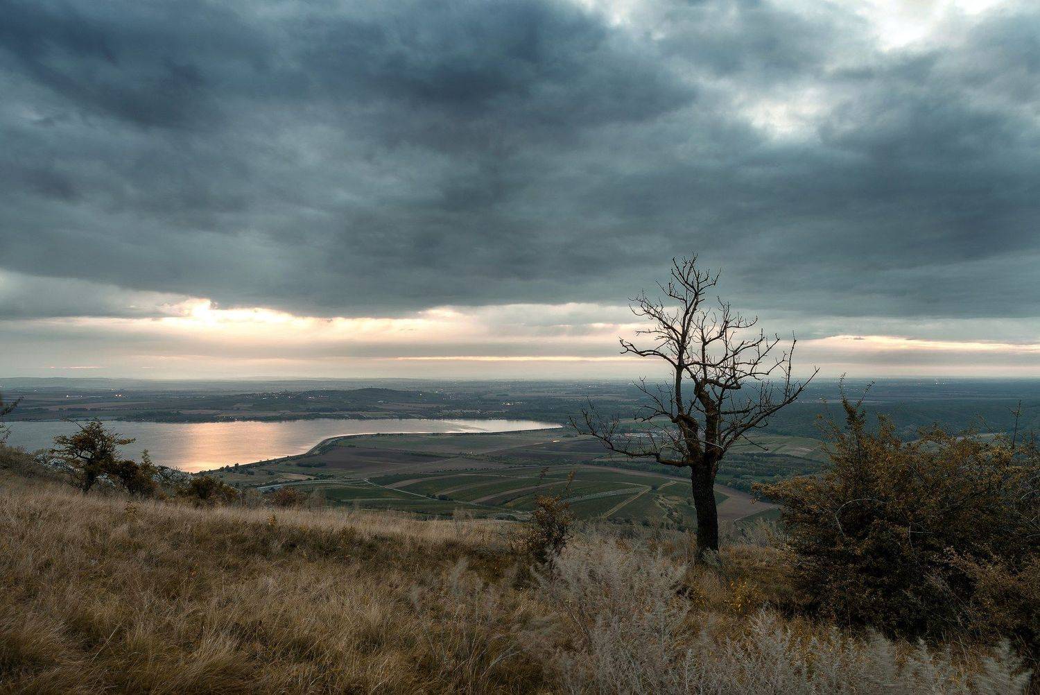sunrise, moravia, landscapes, Milan Samochin