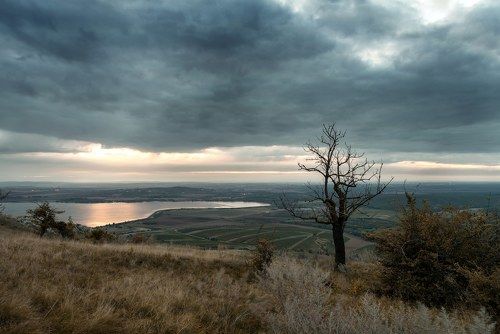 Sun rise in south Moravia