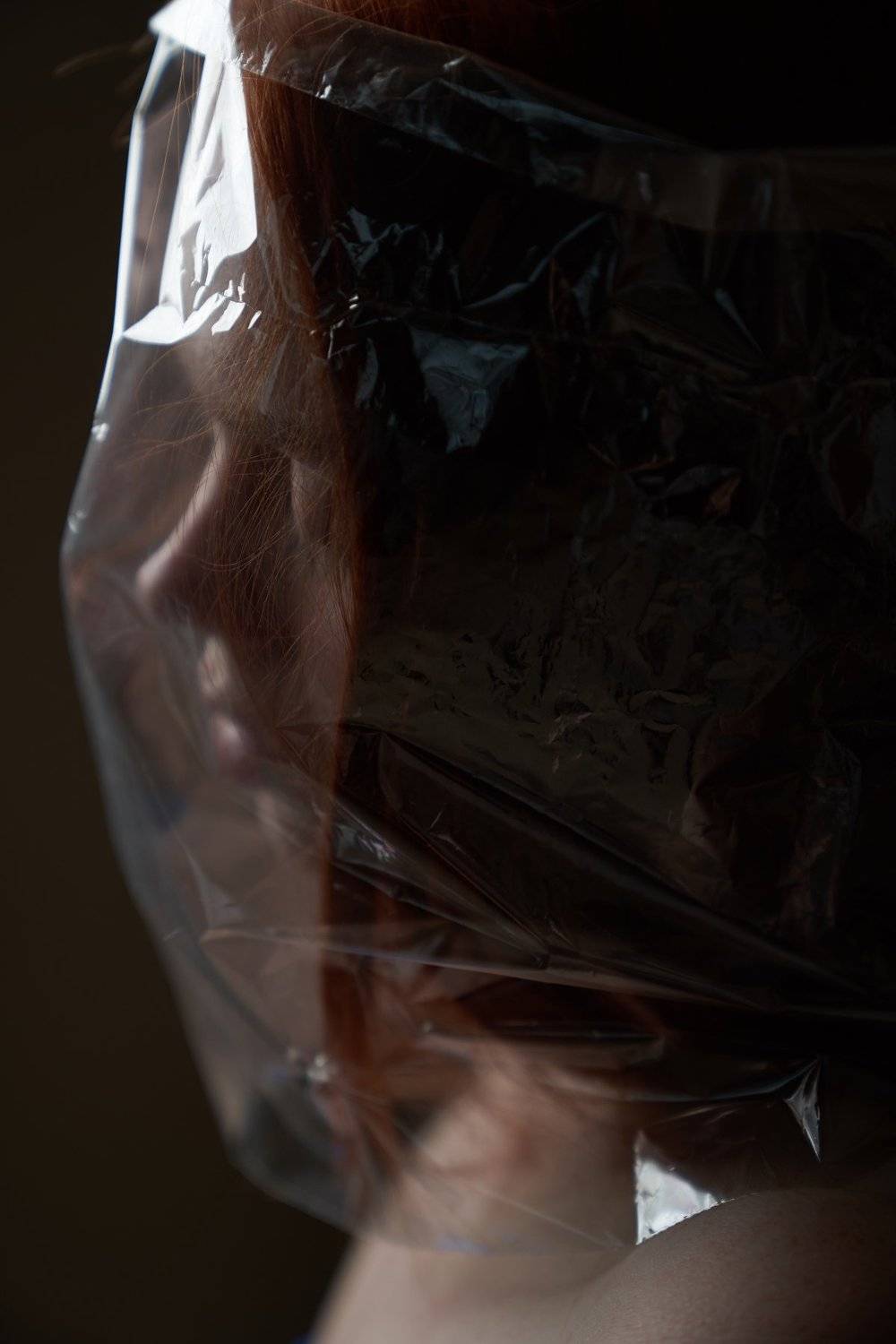 пластик, пленка, девушка, прозрачная, портрет , Дарья Комарова