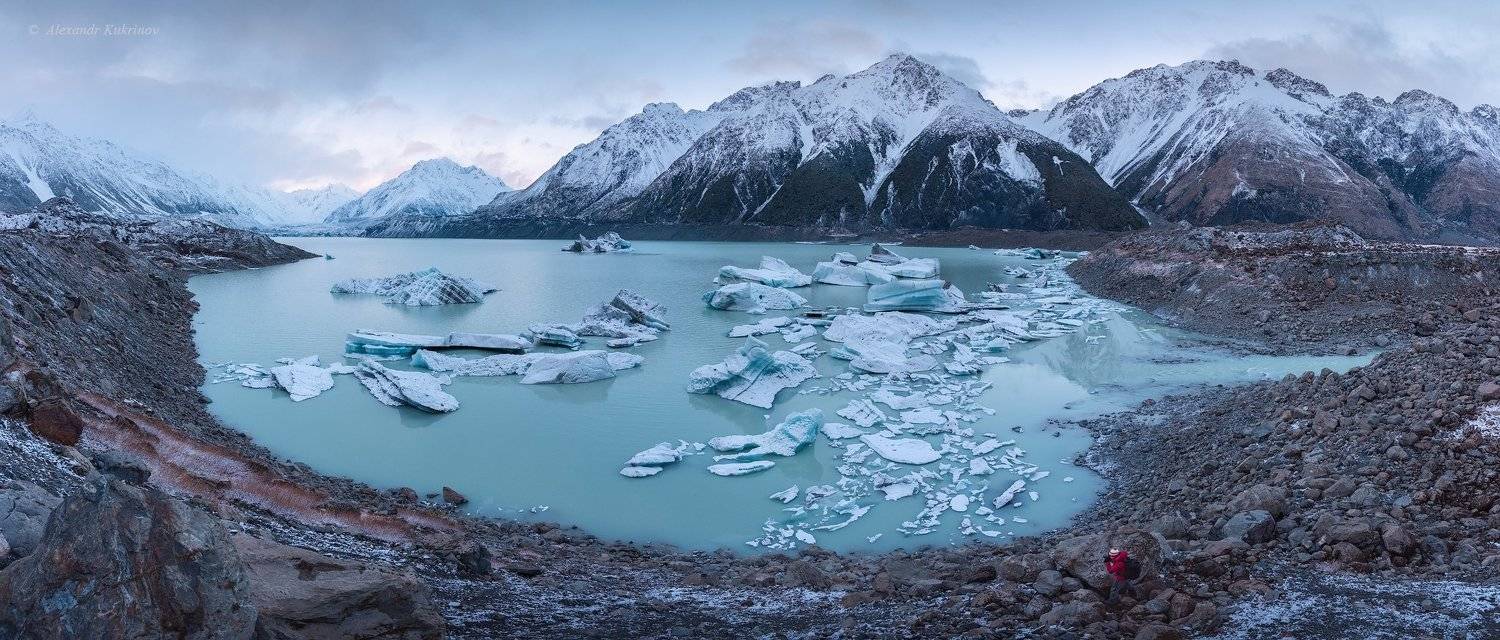 новая зеландия,тасман,пейзаж,ледник, Александр Кукринов