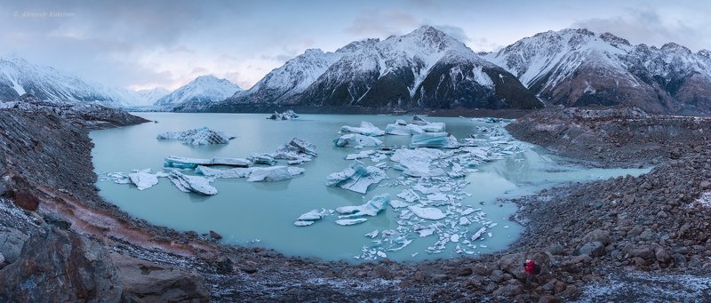 новая зеландия,тасман,пейзаж,ледник Дыхание Тасмана... фото превью