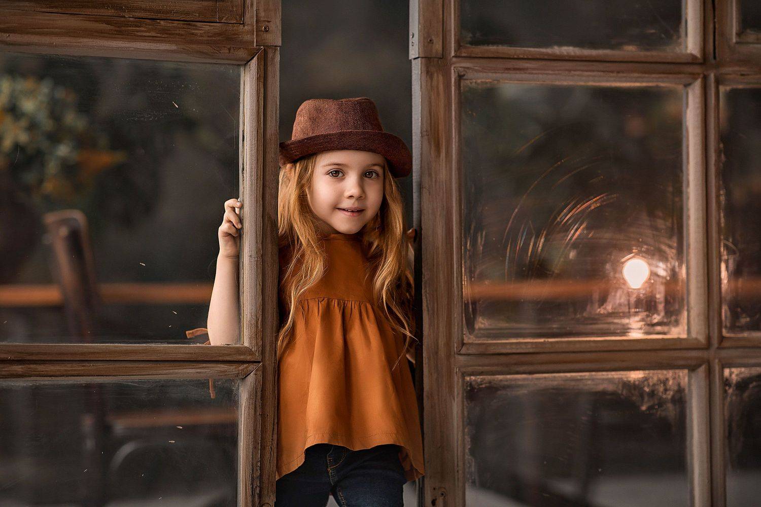 детская фотография, детский портрет, за стеклом, Александра Пименова