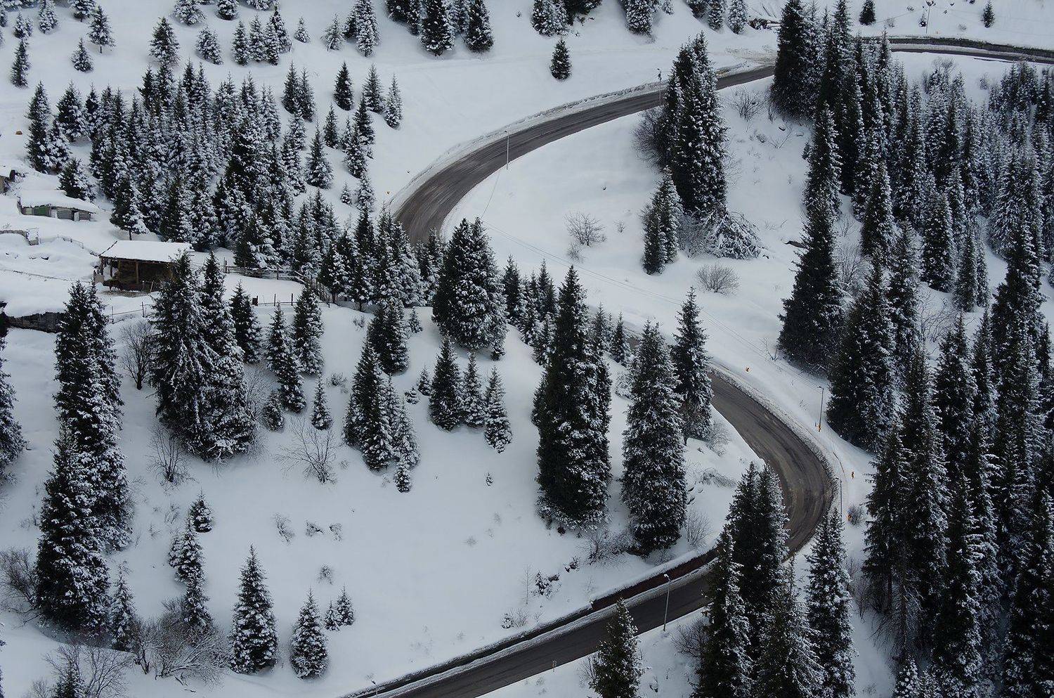 Медео горы дорога  , Евгений Зинов