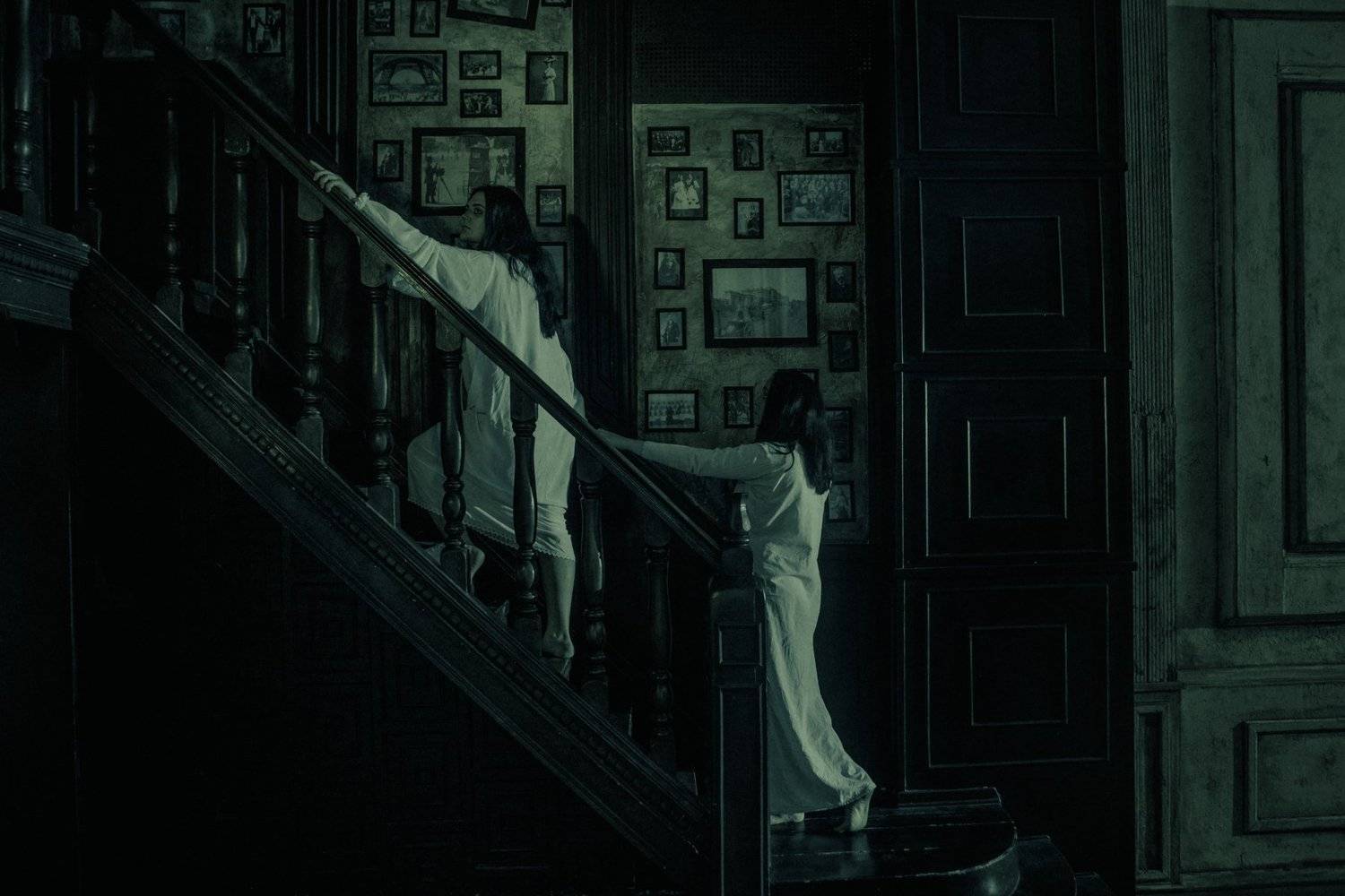 сестры, студийное фото, тематическая фотосессия, хоррор, ужасы, Анна Белова