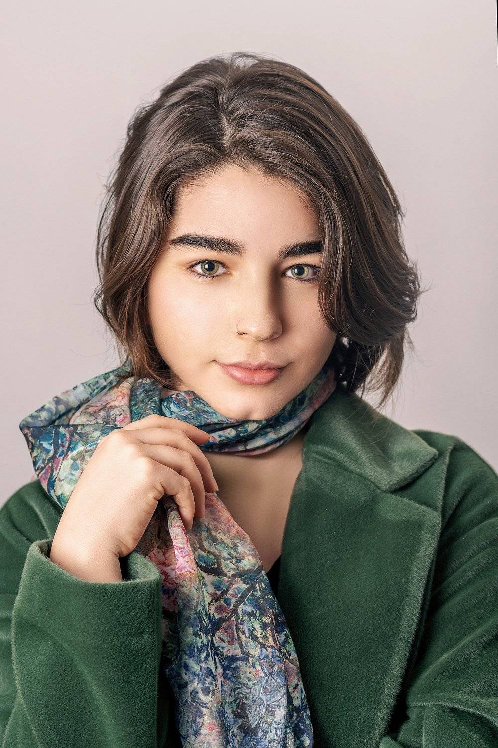 portrait, beuty, face, famale, girl, eye, green, Ersin T&uuml;rk