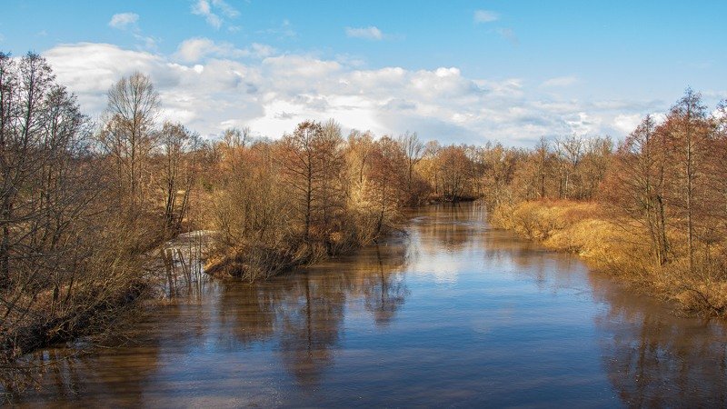 В окрестностях гог. Кулебаки... река Теша фото превью