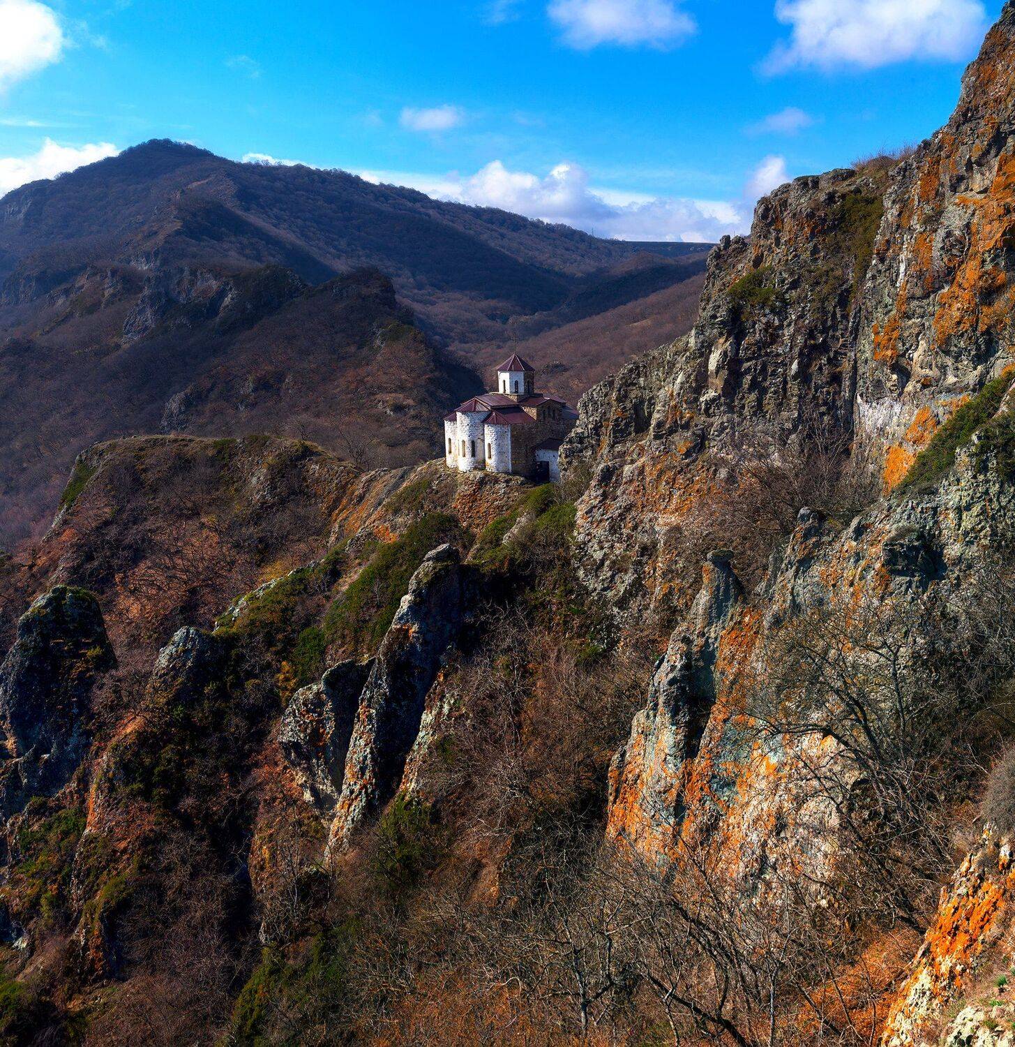 горы,шоанинский храм,карачаево-черкессия,пейзаж, Елена Брежицкая