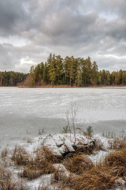 Зимний вечер фото превью