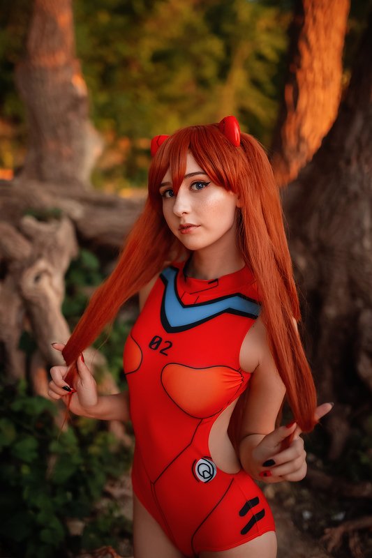 Евангелион, Аска, косплей, cosplay  Евангелион фото превью