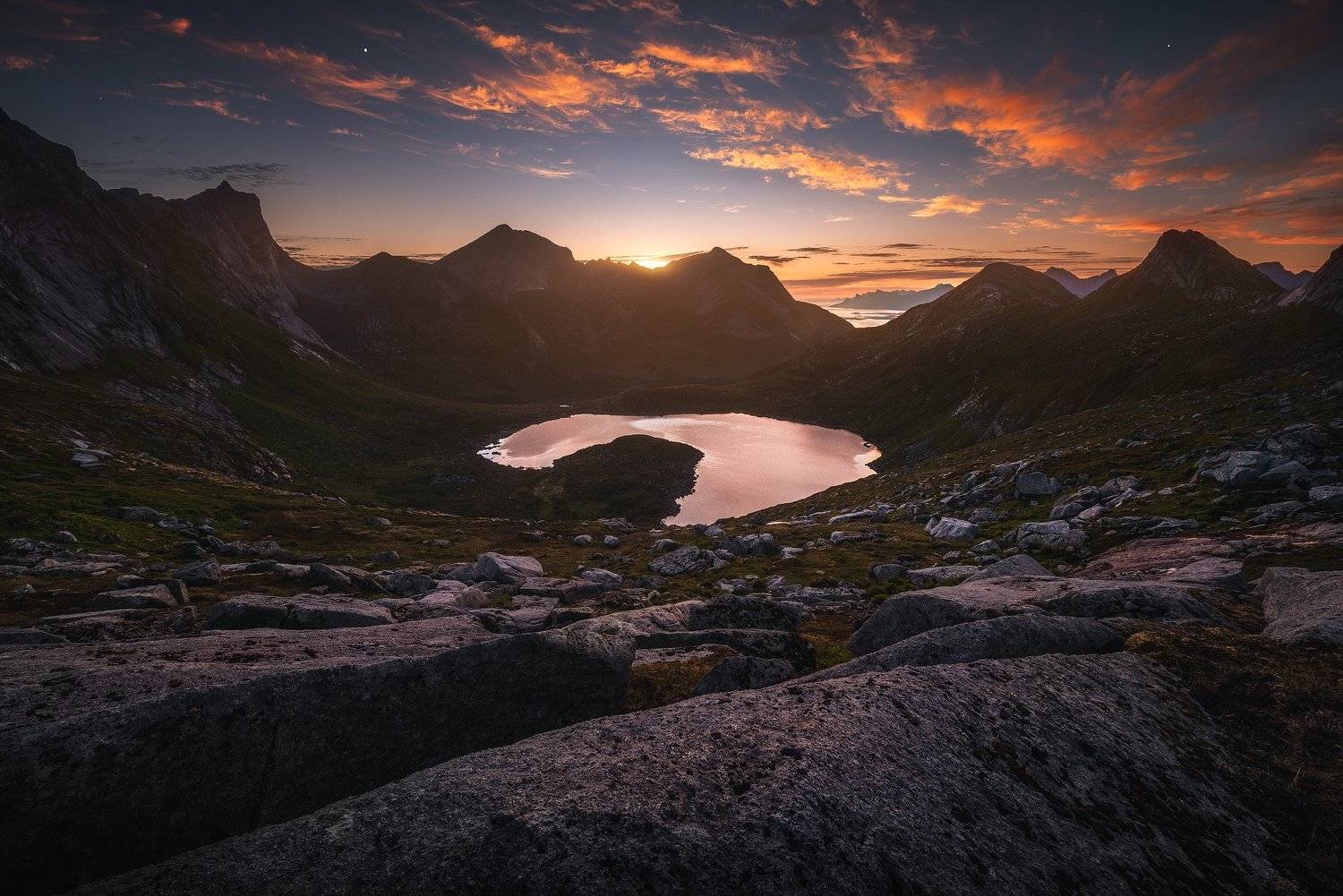 #норвегия #лофотенскиеострова #рассвет #горы #пейзаж #красивыйвид, Бахышев Сафар
