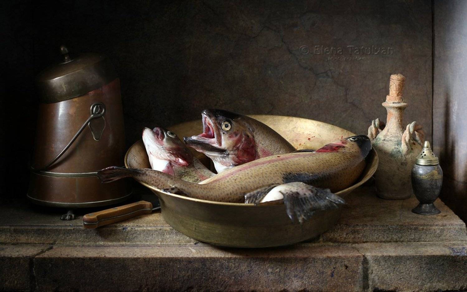 рыба, форель,, Елена Татульян
