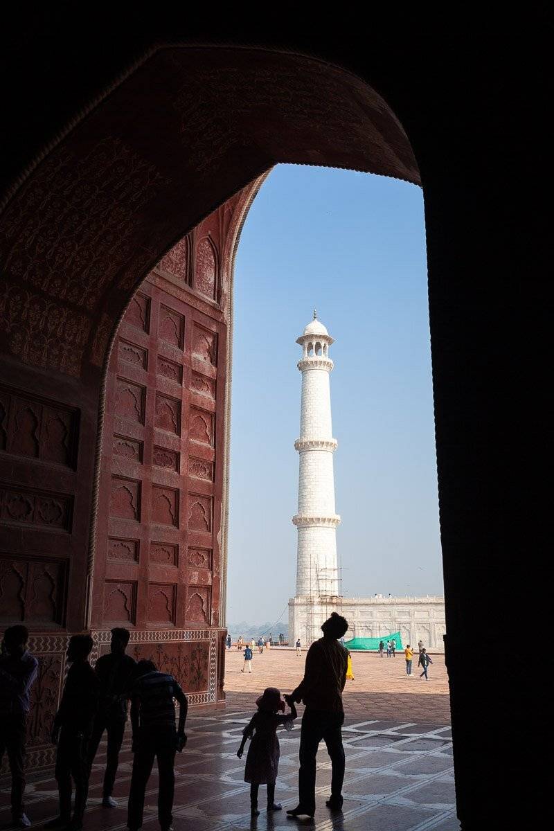 тадж-махал, индия, агра, архитектура, путешествие, силуэты, Сергей Козинцев