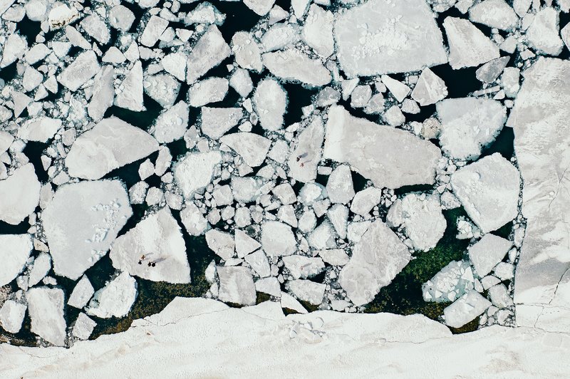 аэросъемка, владивосток, приморье, лед, квадрокоптер, зима, льдины Катались на льдинах?) фото превью