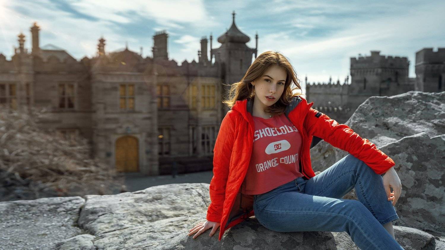 Девушка Красота Весна Парк Взгляд Нежность , Юрий Захаров