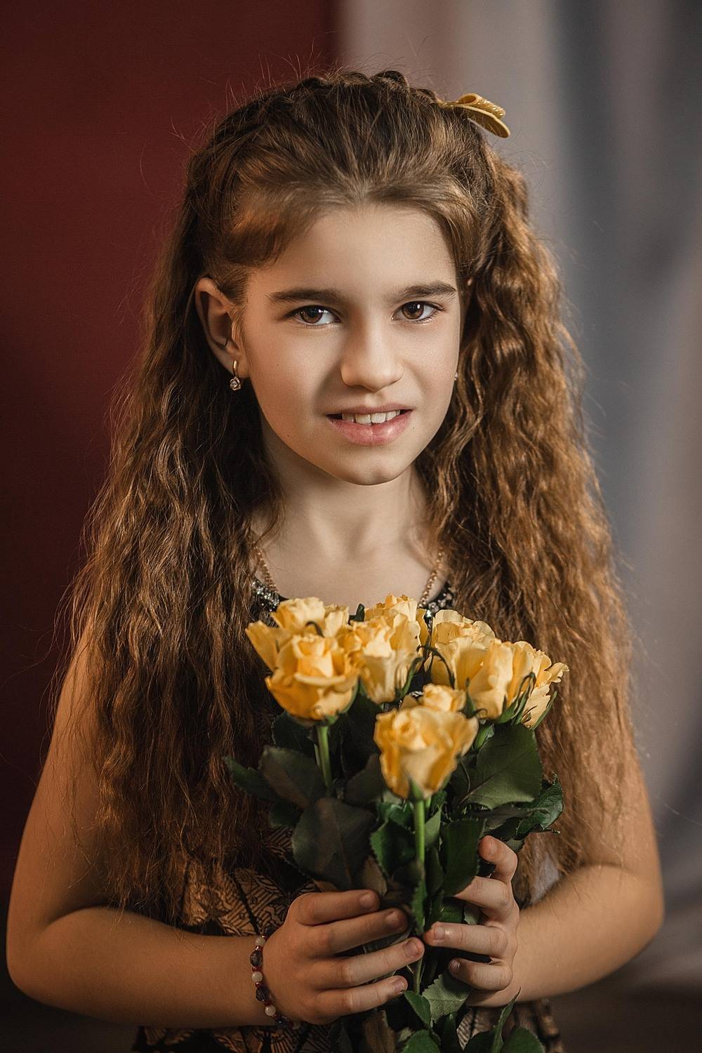 девочка, фотосессия, портрет, студия, portrait, young, beautiful, girl, Владимир Васильев