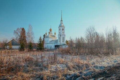 Красота в глухомани поздней осенью (Костромская обл)