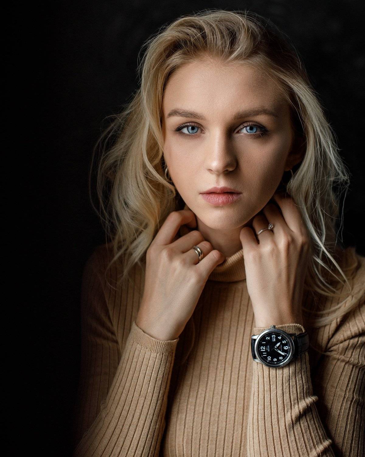 girl, portrait, face, model, eyes, Виталий Зыбин