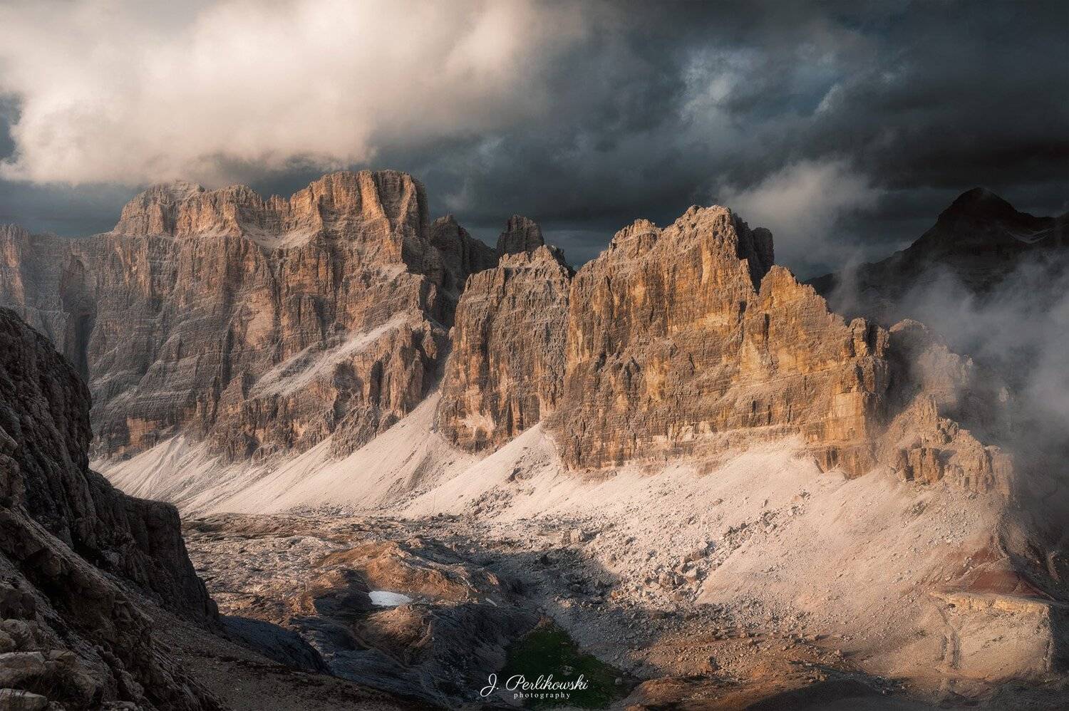 dolomites, dolomiti, italy, sunset, mountains, Jakub Perlikowski