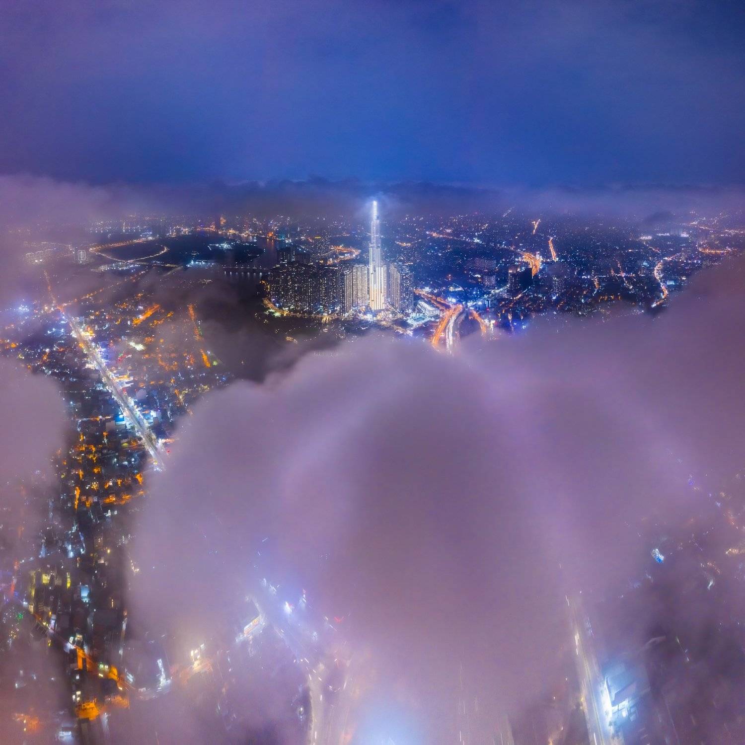 building, clouds, vietnam, Trung Luong