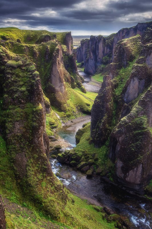исландия,iceland Фьядрарглйуфур фото превью