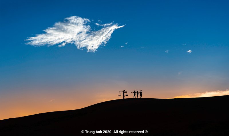 Sunset on Nam Cuong Sandhill фото превью